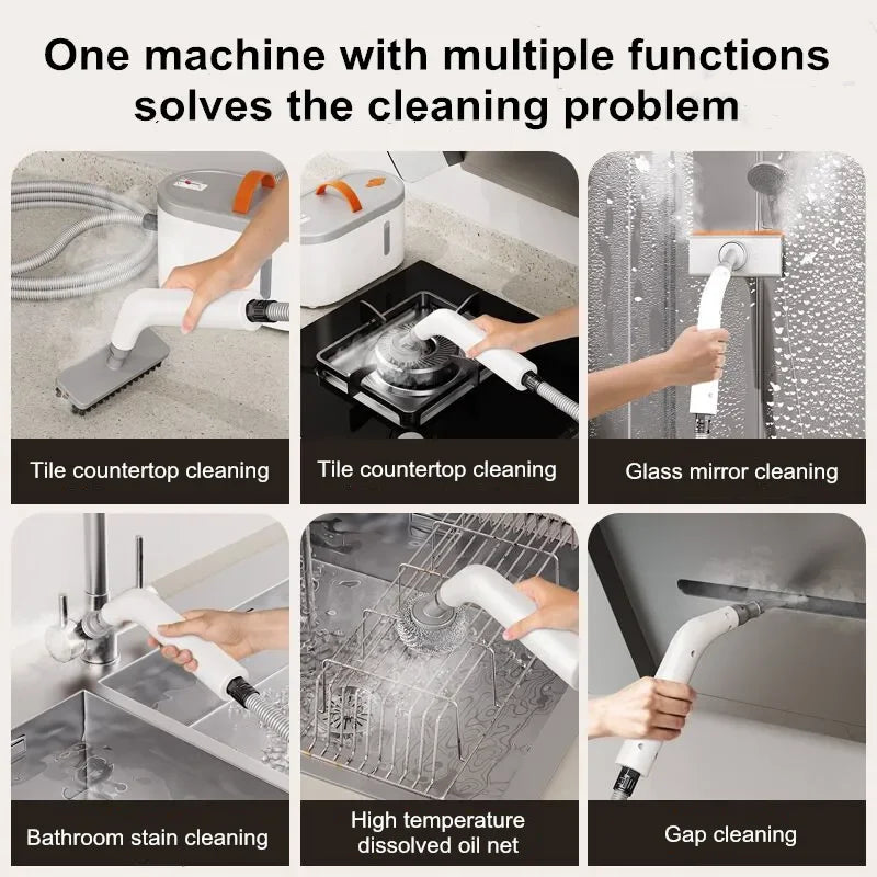 High-Temperature Handheld Steam Cleaner for Deep Cleaning & Sanitizing