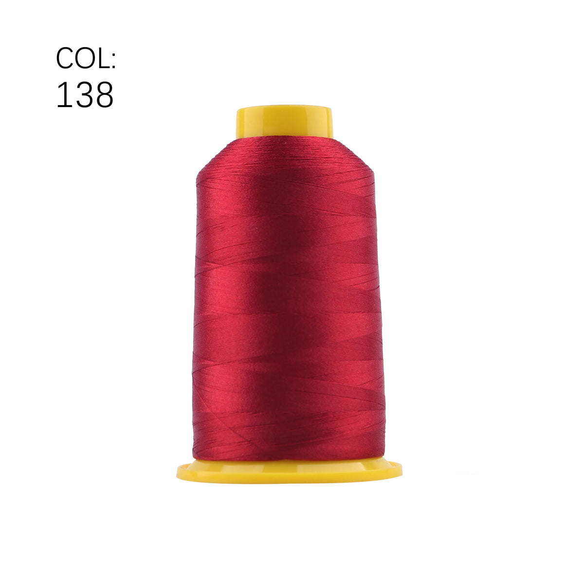 High-Tenacity Polyester Embroidery Thread (120D/2, 40wt) for Home & Industrial Machines