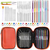 Complete Crochet Needle and Stitch Marker Kit with Storage Case