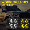 A pair of working light CR-EE LED spot lights mounted on a truck.
