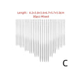 Easy-Threading Stainless Steel Sewing Needles Set (30-Pack)