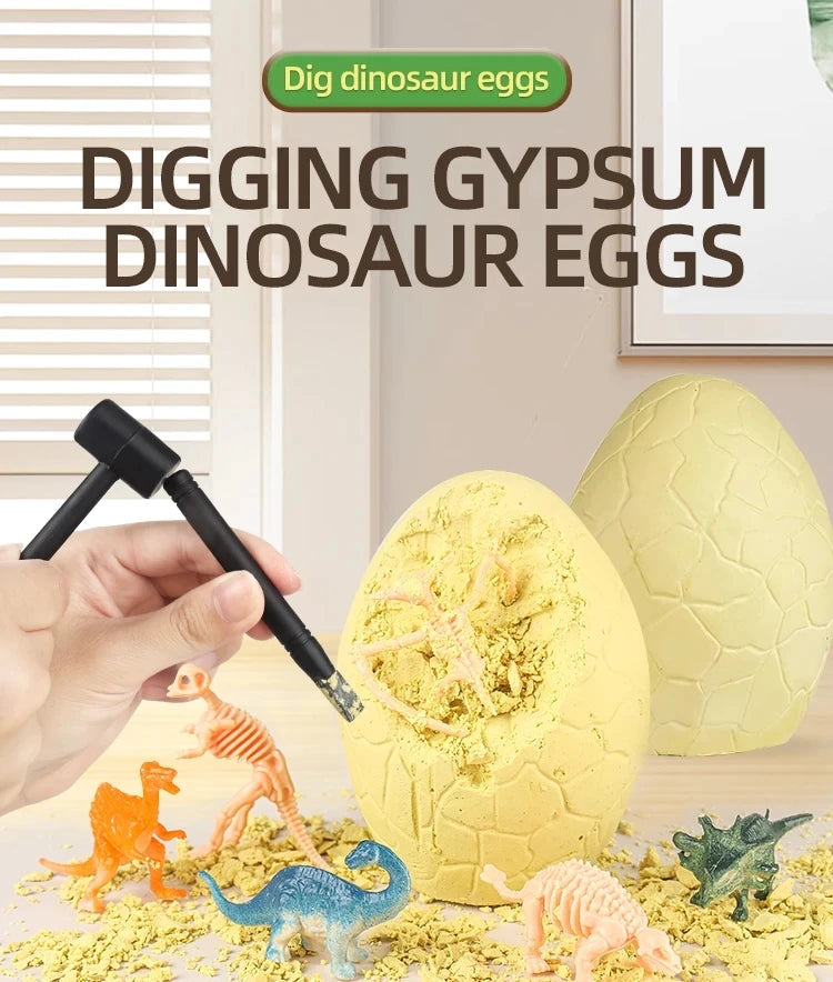 Dinosaur Fossil Dig Kit for Kids - Excavation Science Set