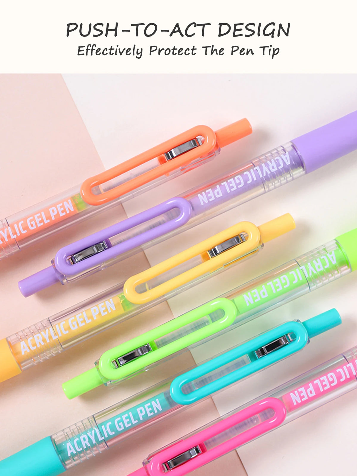Vibrant Acrylic Gel Pens Set for Art & Writing