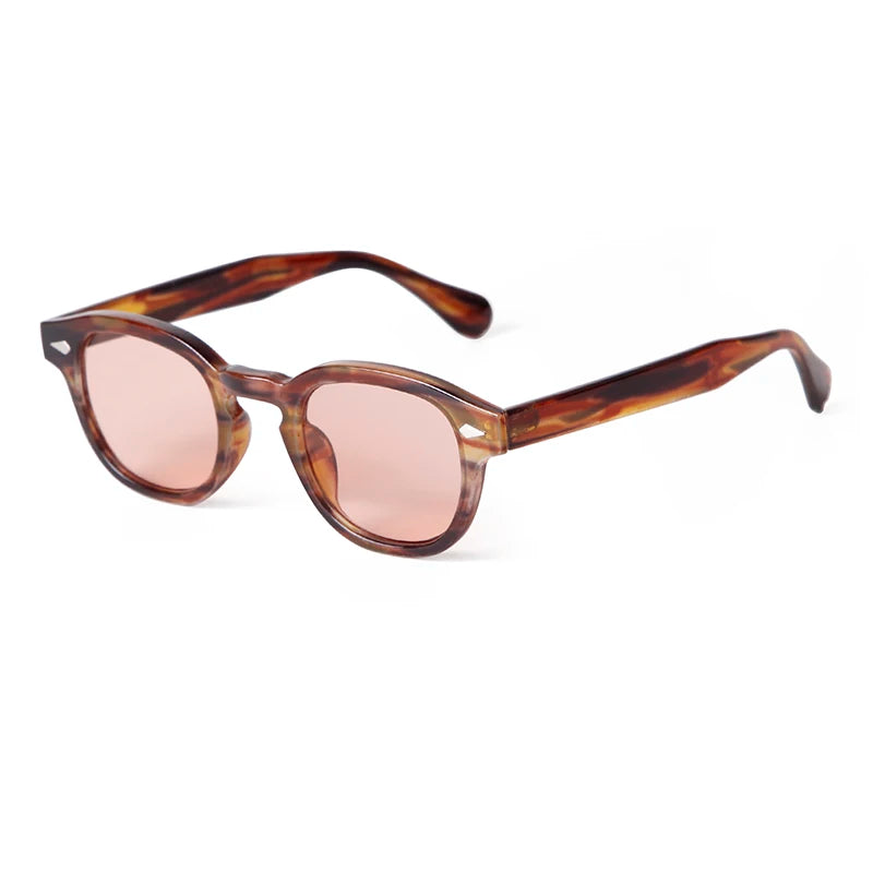 Retro Tortoise Shell Square Sunglasses