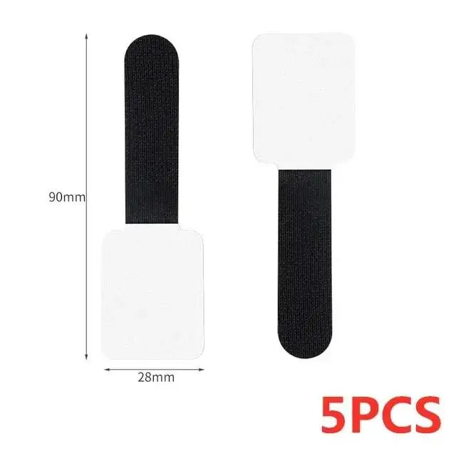 Reusable Self-Adhesive Cable Ties for Desk and Home Organization
