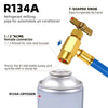 R134A Car AC Refrigerant Charging Hose with Gauge
