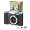 4K Digital Camera with 2.4-Inch Flip Screen and 48MP Sensor