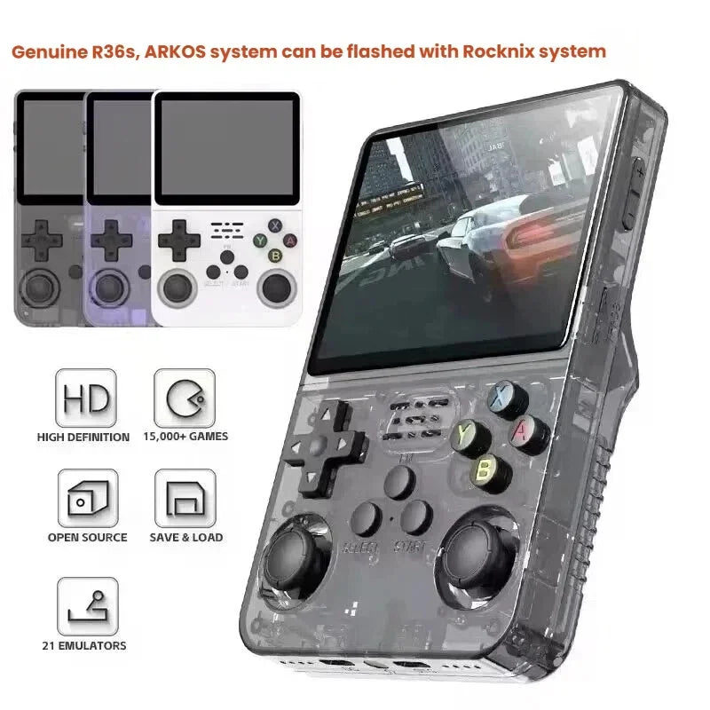 R36S Retro Handheld Game Console with 3.5" IPS Screen