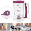 4-Cup Pancake Batter Dispenser with Measuring Guide