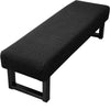 Stretch Jacquard Bench Cover – Modern, Washable Slipcover for Living Room Seating