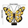 Solar-Powered Butterfly Wall Sconce