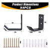 Heavy-Duty Jack Stand Wall Mount Organizer