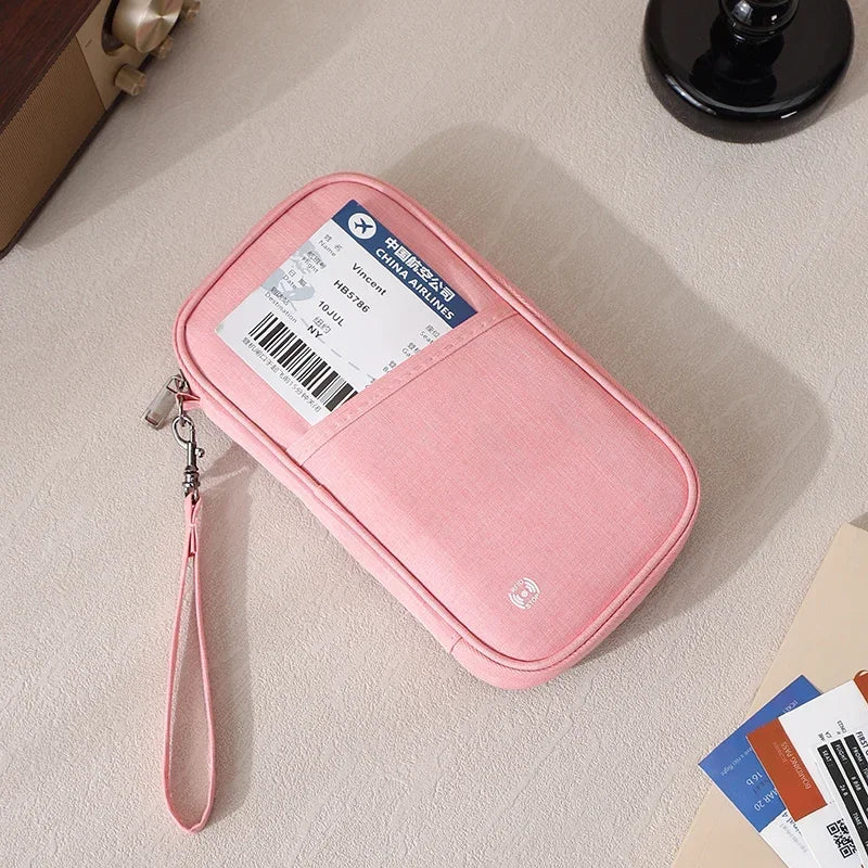 RFID-Blocking Passport Wallet & Document Organizer