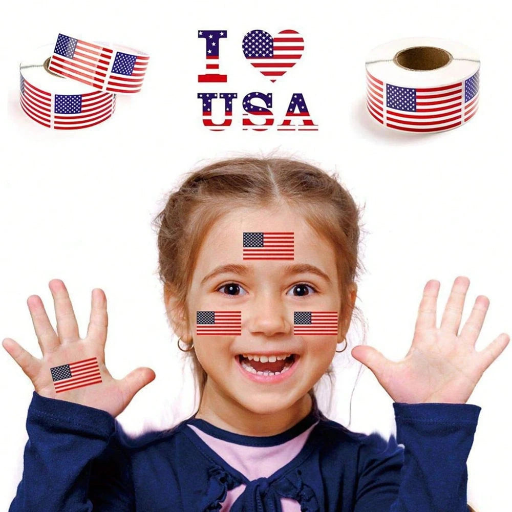 Autocollants de drapeaux américains patriotiques