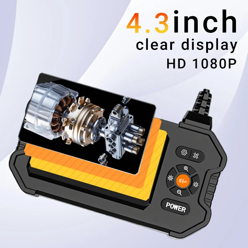 4.3" HD Waterproof Inspection Borescope Camera