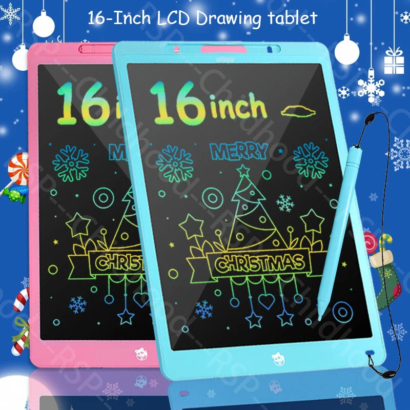 16-Inch Color LCD Writing Tablet with Erasable Screen