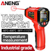Red infrared thermometer TH203 industrial grade measuring temperature with a laser targeting feature