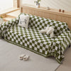 Checkerboard Jacquard Sofa Cover – Washable Nordic Style Slipcover