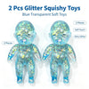 Glitter Squishy Fidget Toy - Slow Rebound Stress Relief for Kids and Adults