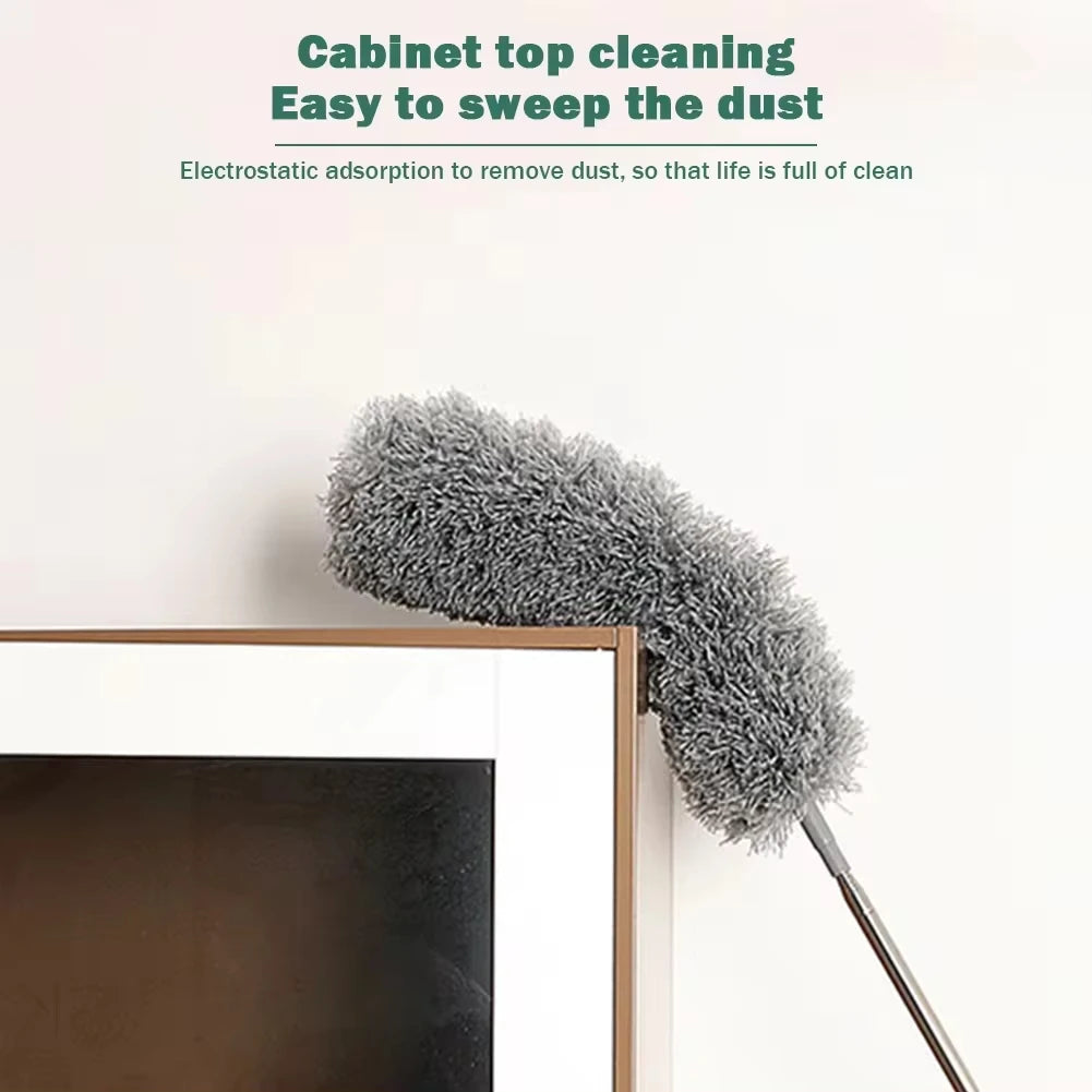 Extendable Microfiber Duster with Bendable Head