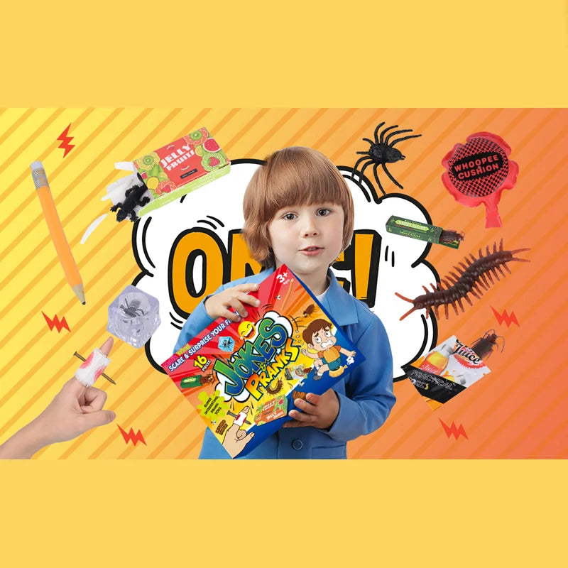 Jokes and Pranks Kit - Fun Gag Gifts for Parties