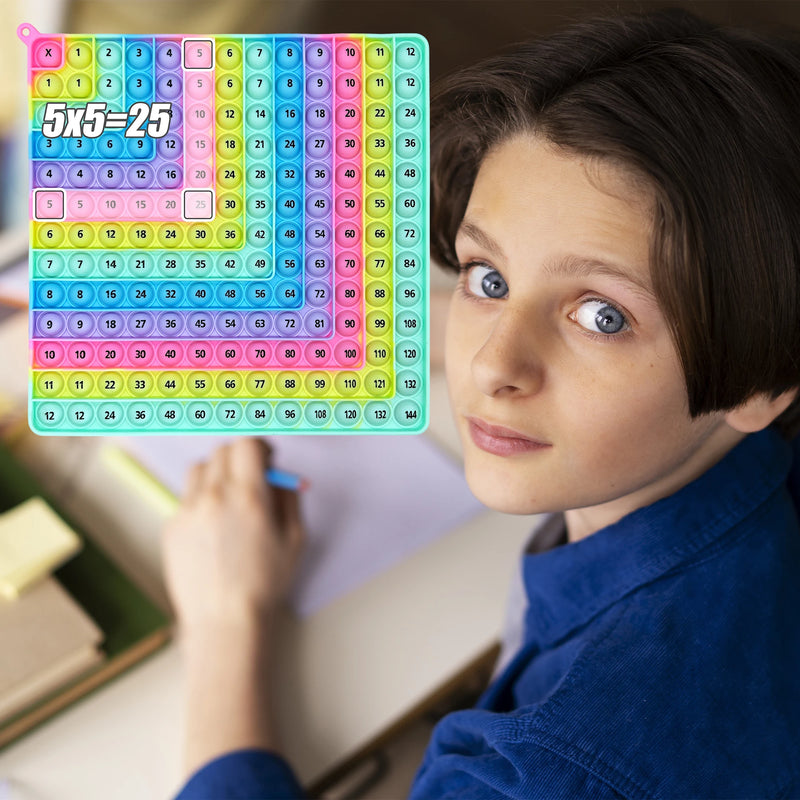 Multiplication Practice Math Games, 12x12 Times Table Learning Activity Board Games, Mathematics Teaching Toys Stationery Gifts