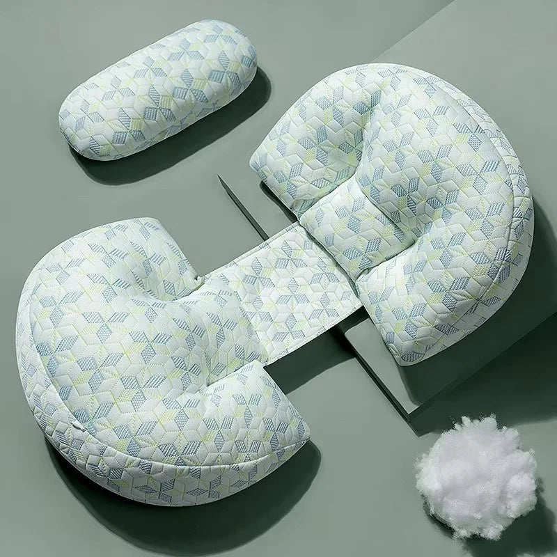 U-Shaped Maternity Body Pillow for Side Sleeping