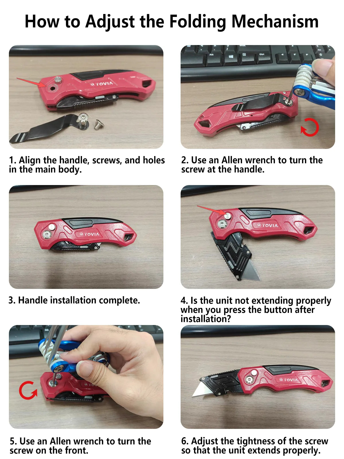 Folding Utility Knife with Built-In Blade Storage and Gut Hook