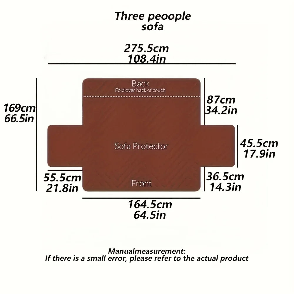 Reversible Non-Slip Sofa Cover for Pets & Everyday Protection