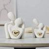 Romantic Embrace Couple Statue