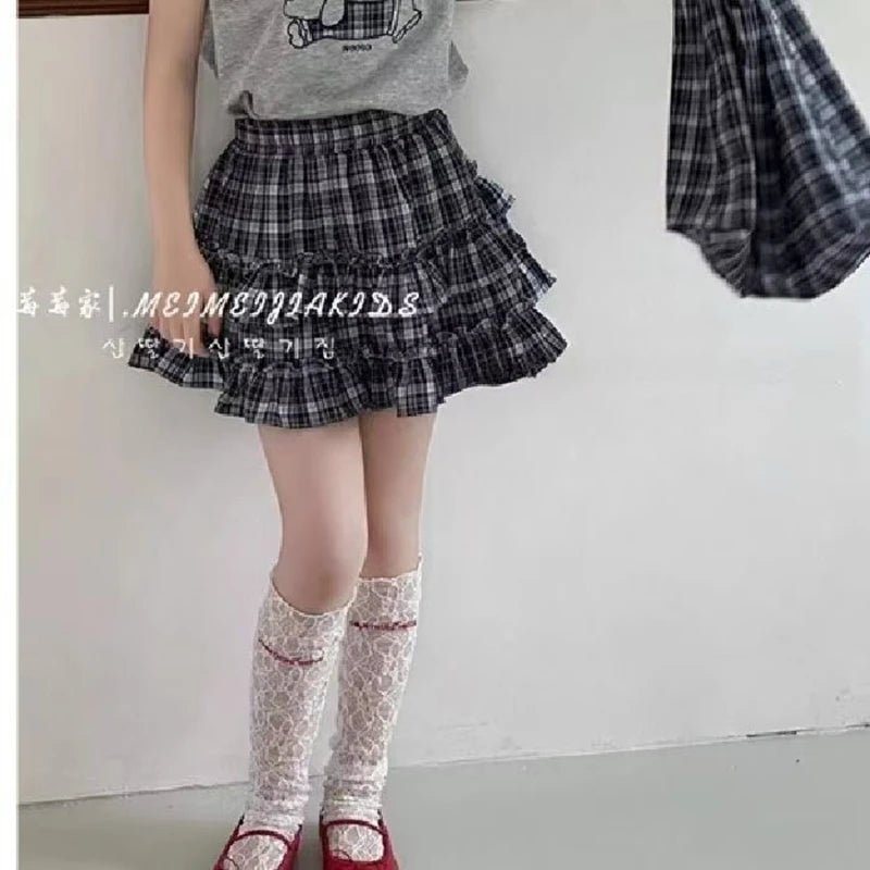Kids' Summer T-Shirt and Ruffle Skirt Set