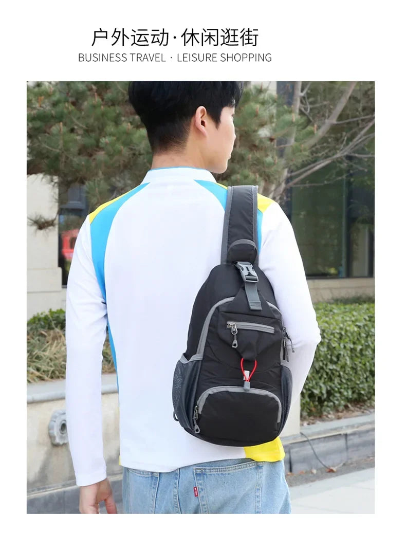 Waterproof Nylon Sling Chest Bag