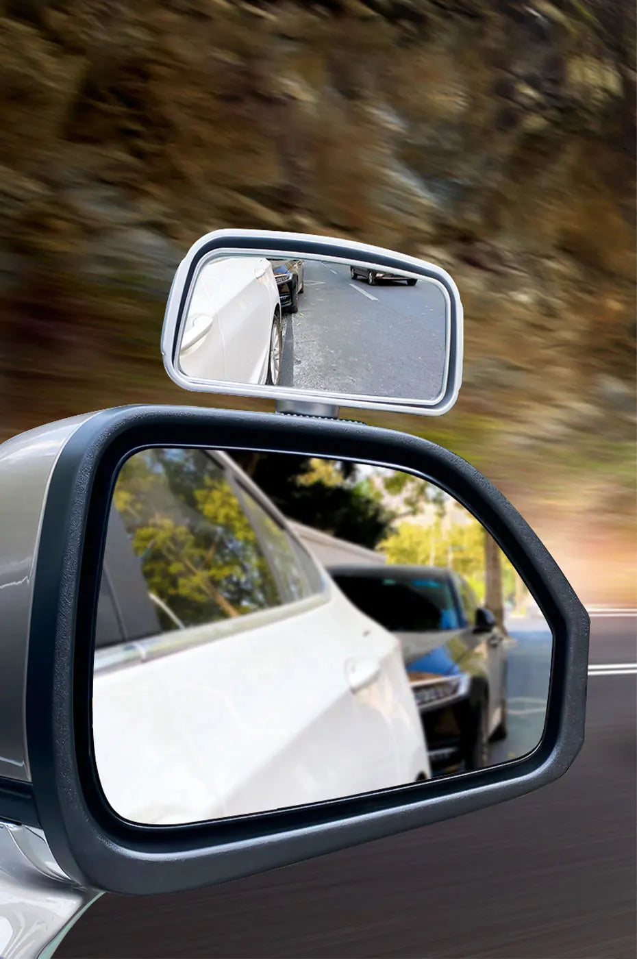 360-Degree Rotating Blind Spot Mirror for Cars