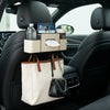 Multifunctional Car Seat Back Organizer with Phone and Cup Holders
