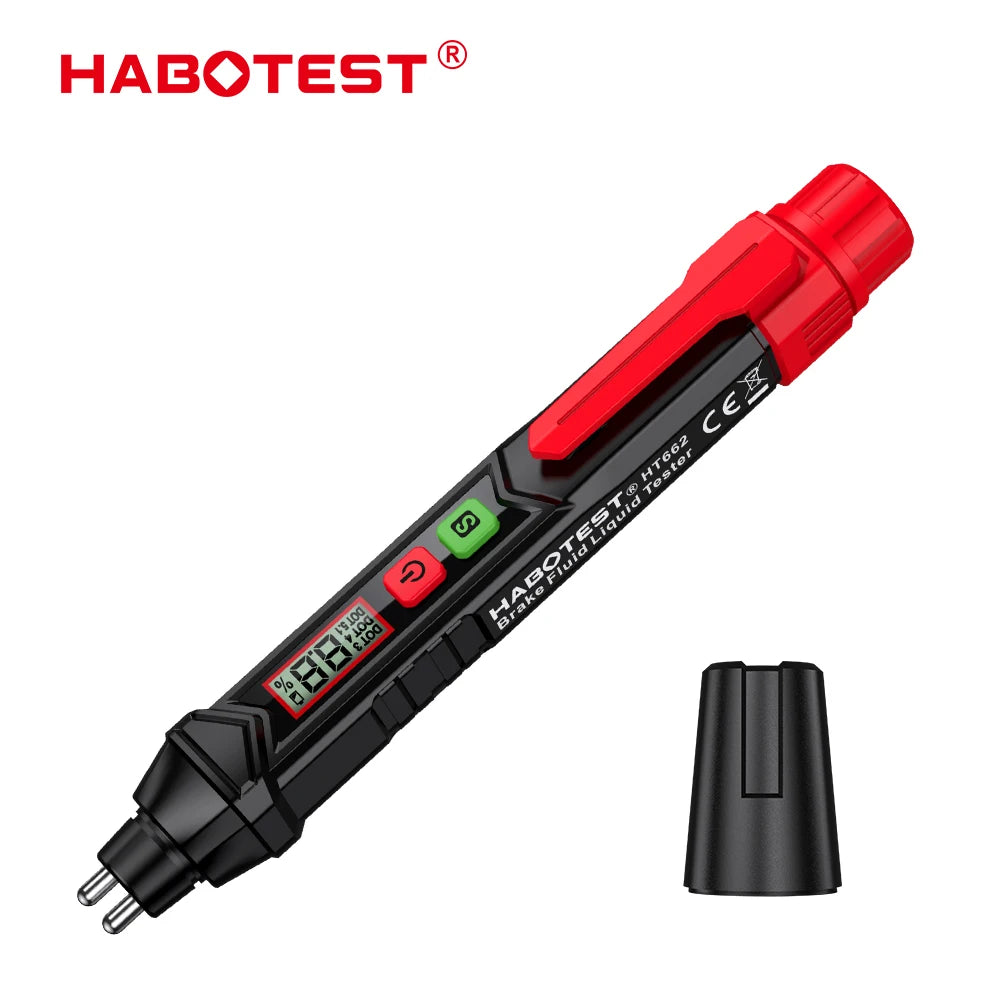 Digital Brake Fluid Tester with Backlit Display
