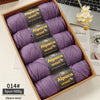 Chunky Alpaca Wool Knitting Yarn – 500g Multi-Color Set for Cozy Winter Projects