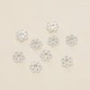 Decorative Flower Bead Caps for Jewelry Making – 50 Pack