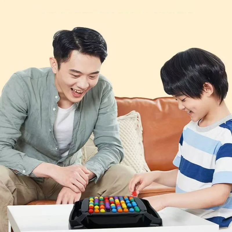 Rainbow Ball Elimination Board Game for Family Fun
