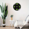 Glow-in-the-Dark Silent Wall Clock for Home Decor