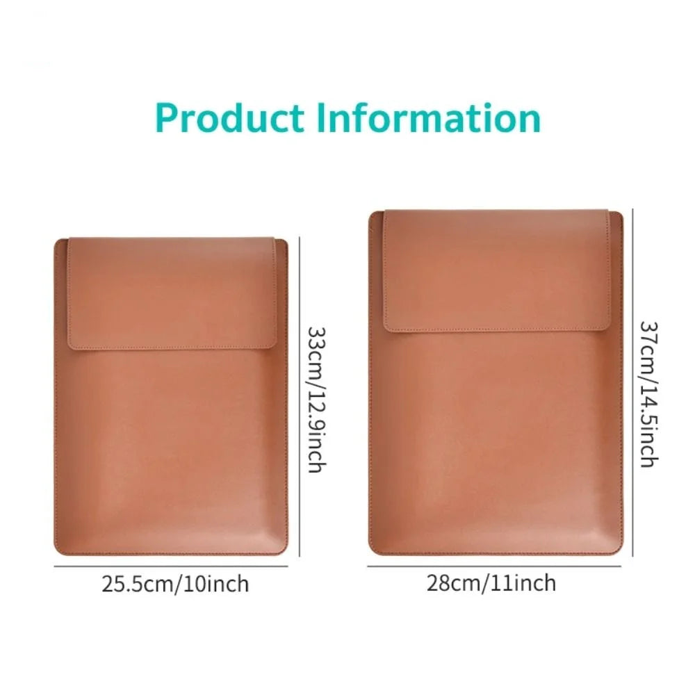 Ultra-Thin Waterproof Laptop Sleeve with Built-In Stand