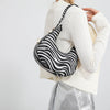 French-Style Cow Print Crossbody Bag