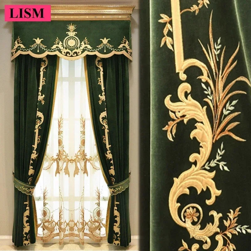 Elegante Samt-Abdunklungsvorhänge