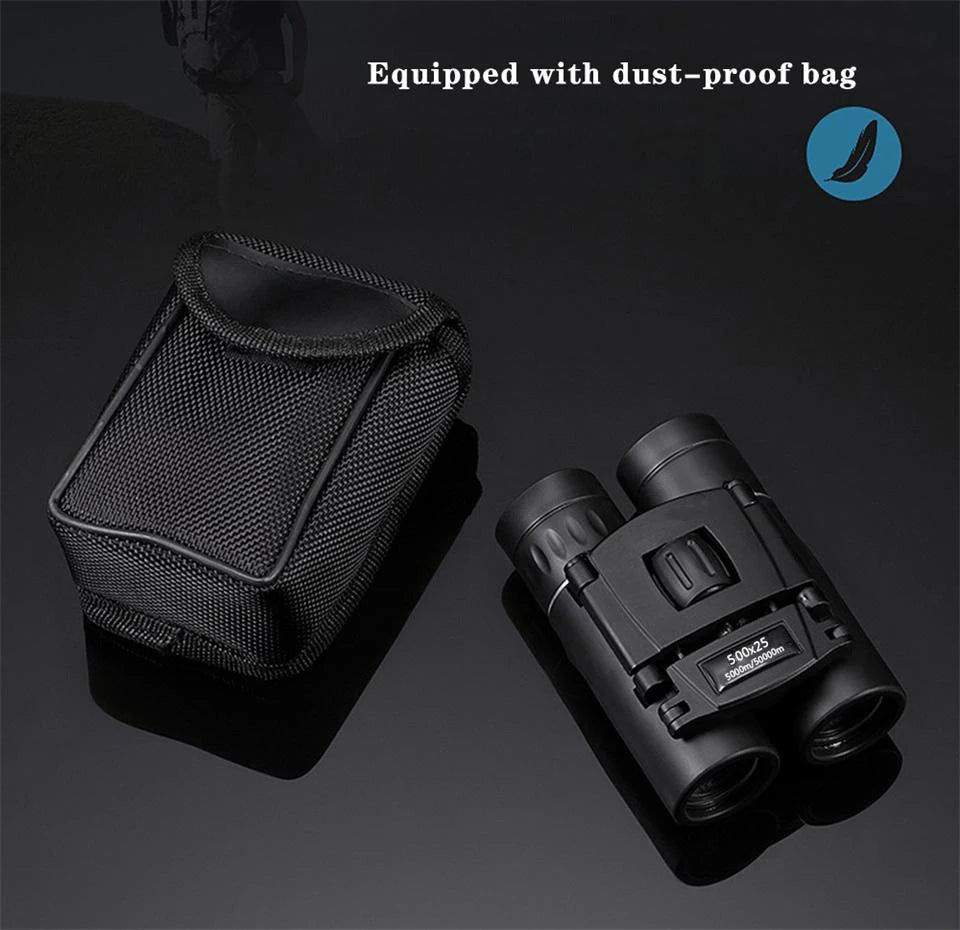 Compact 500x25mm Waterproof Binoculars with BAK4 Prism
