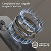 Foldable Magnetic Phone Stand with 360° Rotation