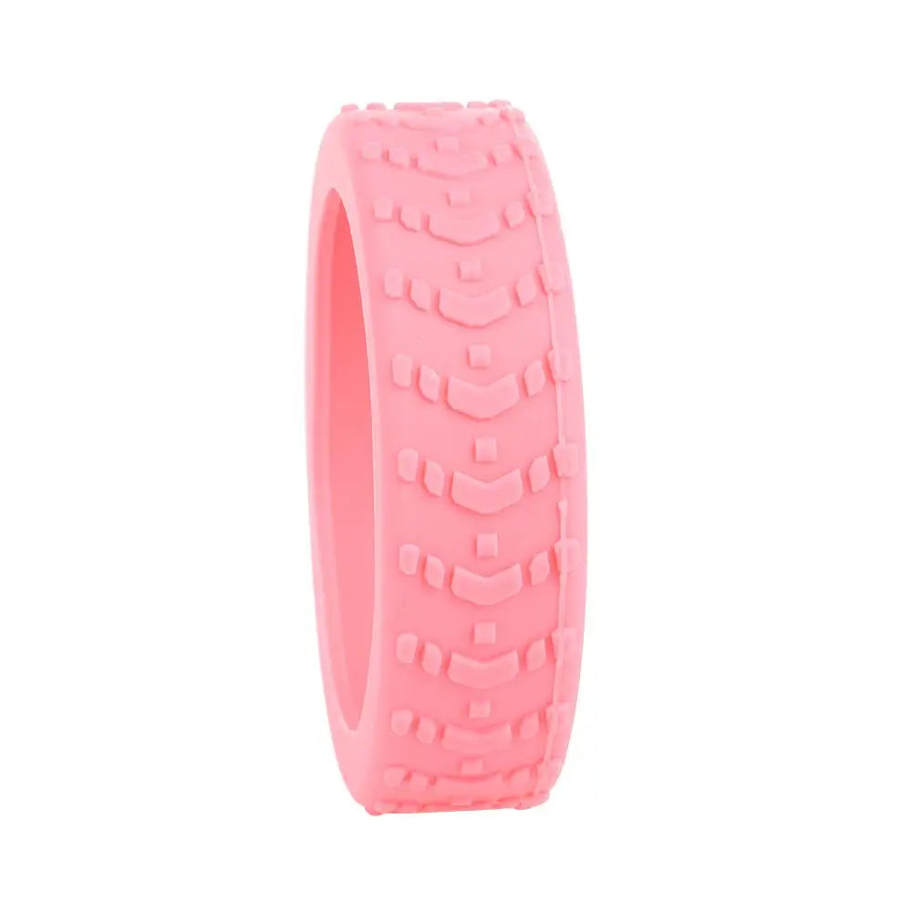 Silent Silicone Luggage Wheel Protectors (8-Pack)