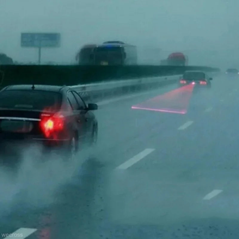 LED Laser Tail Light with Anti-Collision Warning Beam