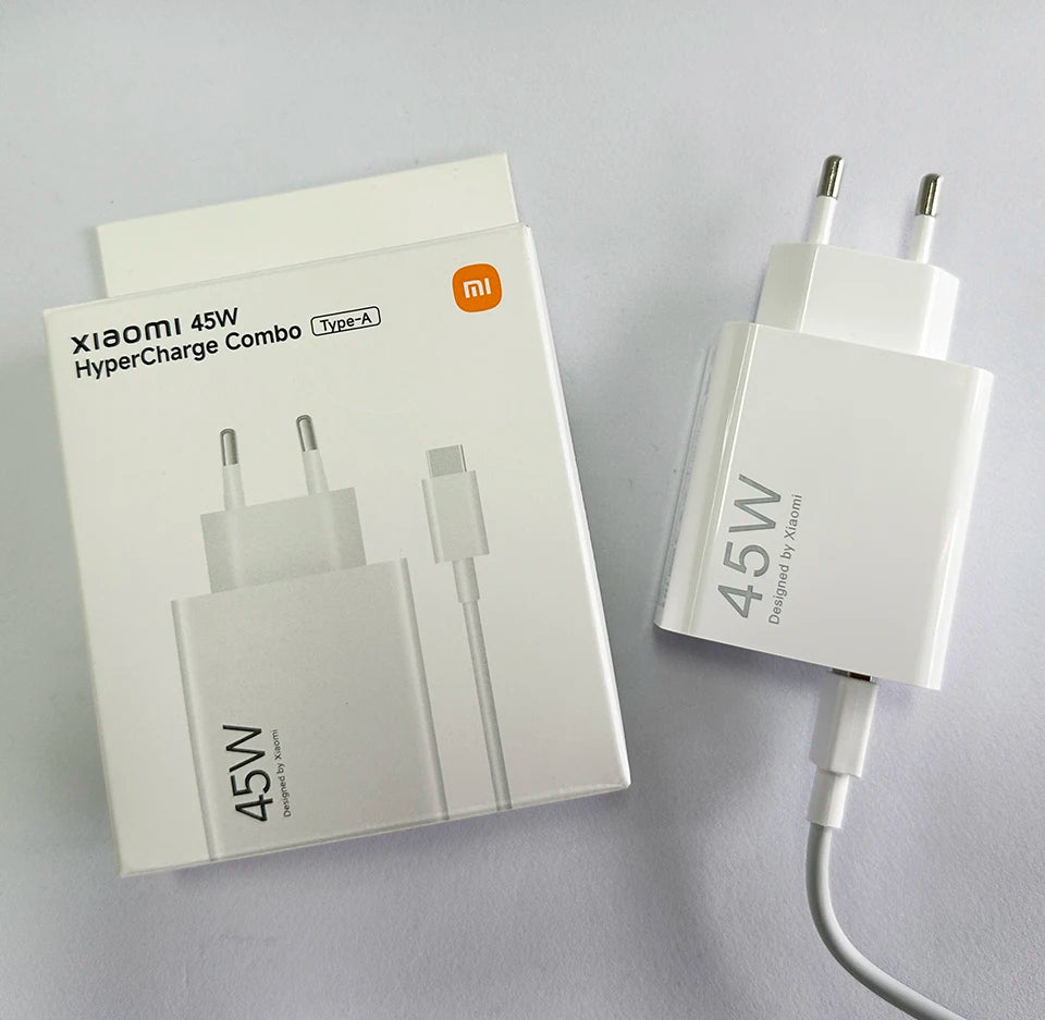 Xiaomi 45W Turbo Fast Charger with USB-C Cable