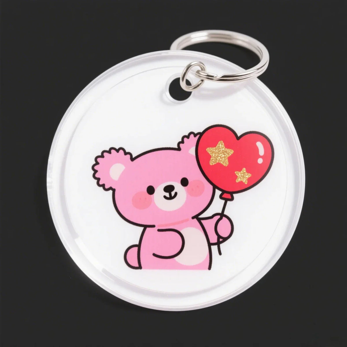 Personalized Photo Keychain with Heat Transfer Acrylic Design
