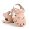 Embroidered Floral Baby Girl Sandals – Soft Sole, Lightweight & Breathable