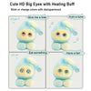 Cute HD Big Eyes with Healing Buff plush robot blinking or changing colors with dialogue/mood